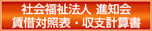 平成２５年貸借対照表・収支計算書